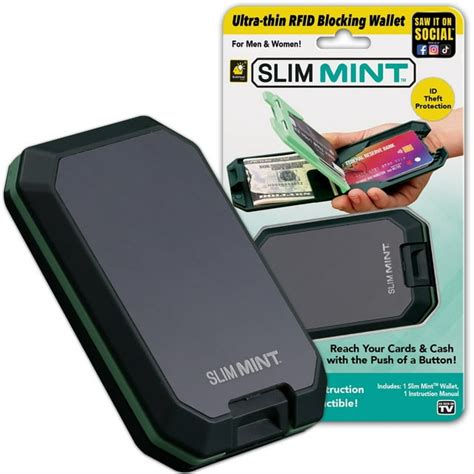 skinny wallet with rfid protection|slim mint wallet website.